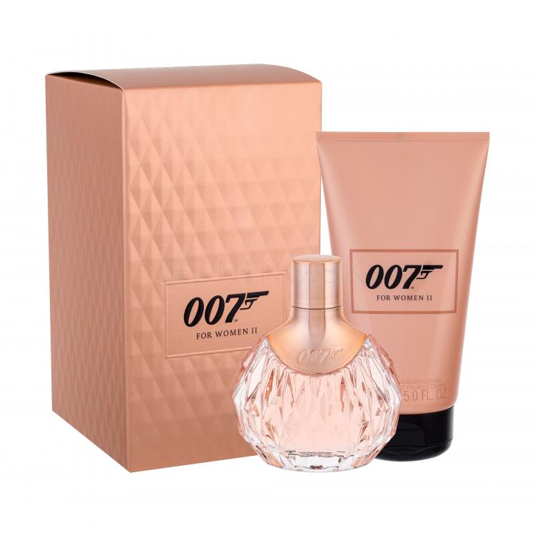 James Bond 007 James Bond 007 For Women II Darčeková kazeta parfumovaná voda 50 ml + telové mlieko 150 ml