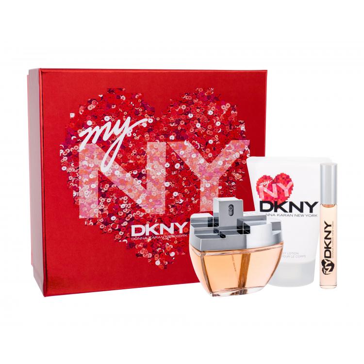 DKNY DKNY My NY Darčeková kazeta parfumovaná voda 100 ml + telové mlieko 100 ml + parfumovaná voda roll on 10 ml