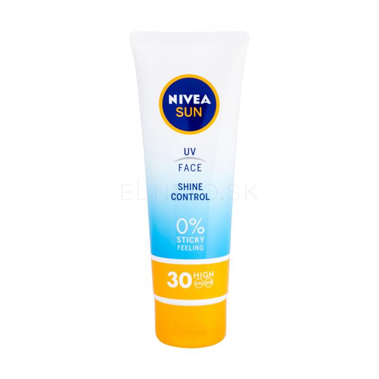 Nivea Sun UV Face Shine Control SPF30 Opaľovací prípravok na tvár 50 ml