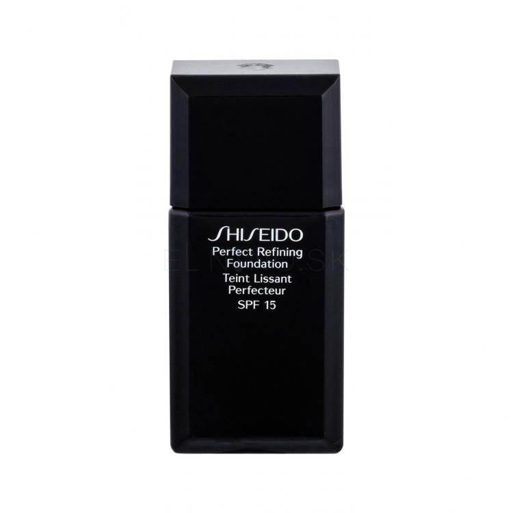 Shiseido Perfect Refining Foundation SPF15 Make-up pre ženy 30 ml Odtieň I40 Natural Fir Ivory