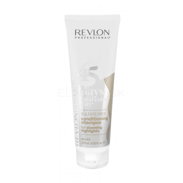Revlon Professional Revlonissimo 45 Days 2in1 For Stunning Highlights Šampón pre ženy 275 ml