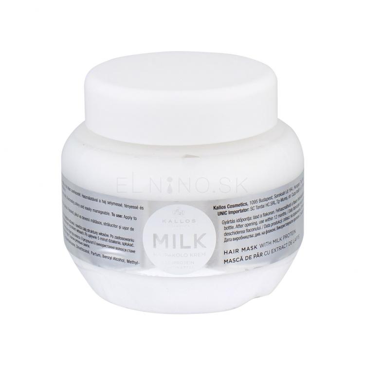 Kallos Cosmetics Milk Maska na vlasy pre ženy 275 ml