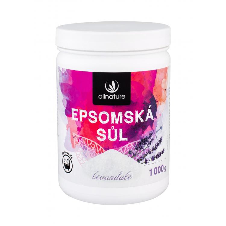 Allnature Epsom Salt Lavender Kúpeľová soľ 1000 g
