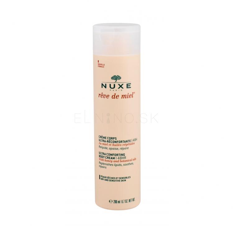 NUXE Rêve de Miel Ultra Comforting Body Cream 48HR Telový krém pre ženy 200 ml