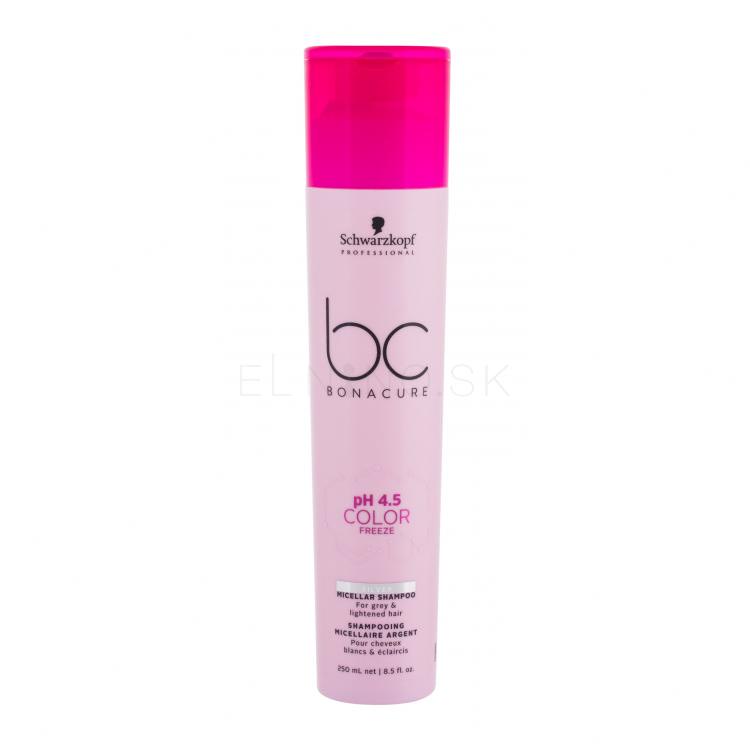 Schwarzkopf Professional BC Bonacure pH 4.5 Color Freeze Silver Micellar Shampoo Šampón pre ženy 250 ml