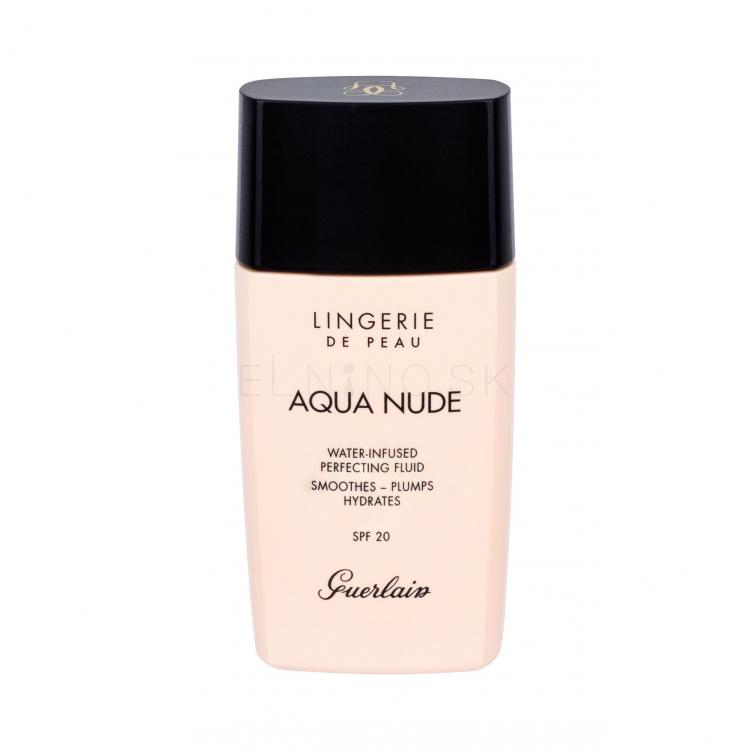 Guerlain Lingerie De Peau Aqua Nude SPF20 Make-up pre ženy 30 ml Odtieň 03N Natural tester