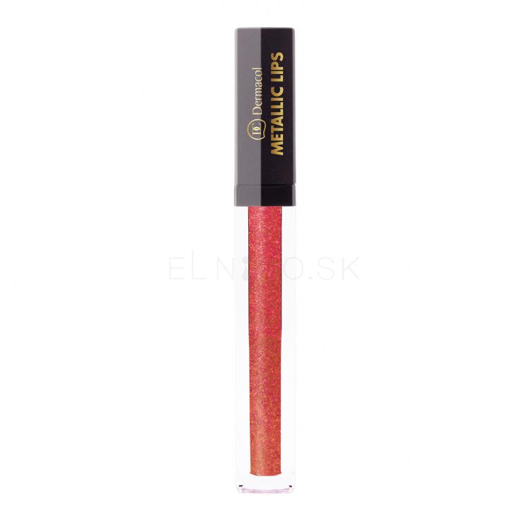 Dermacol Metallic Lips Rúž pre ženy 3,5 ml Odtieň 02 Paris Dream