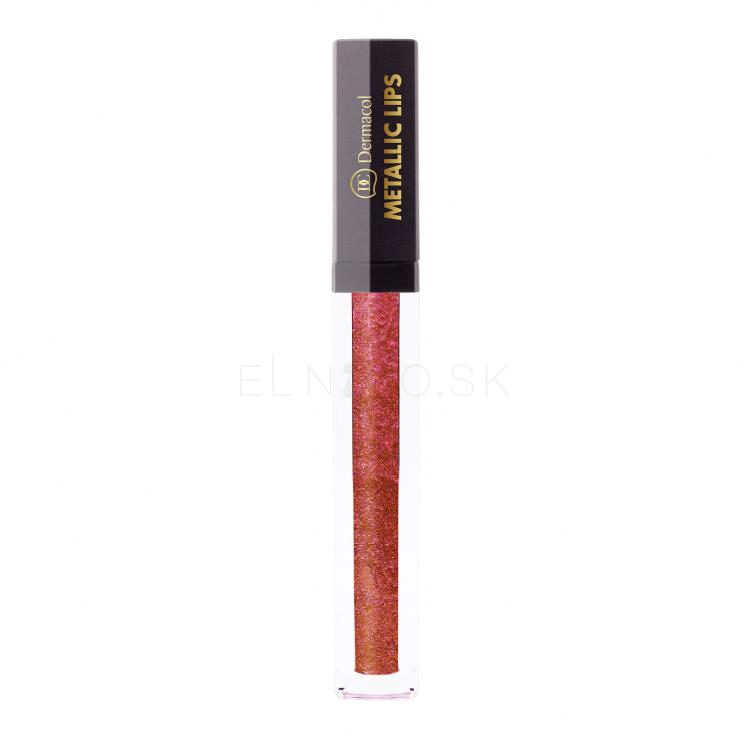 Dermacol Metallic Lips Rúž pre ženy 3,5 ml Odtieň 04 Sexy Burlesque