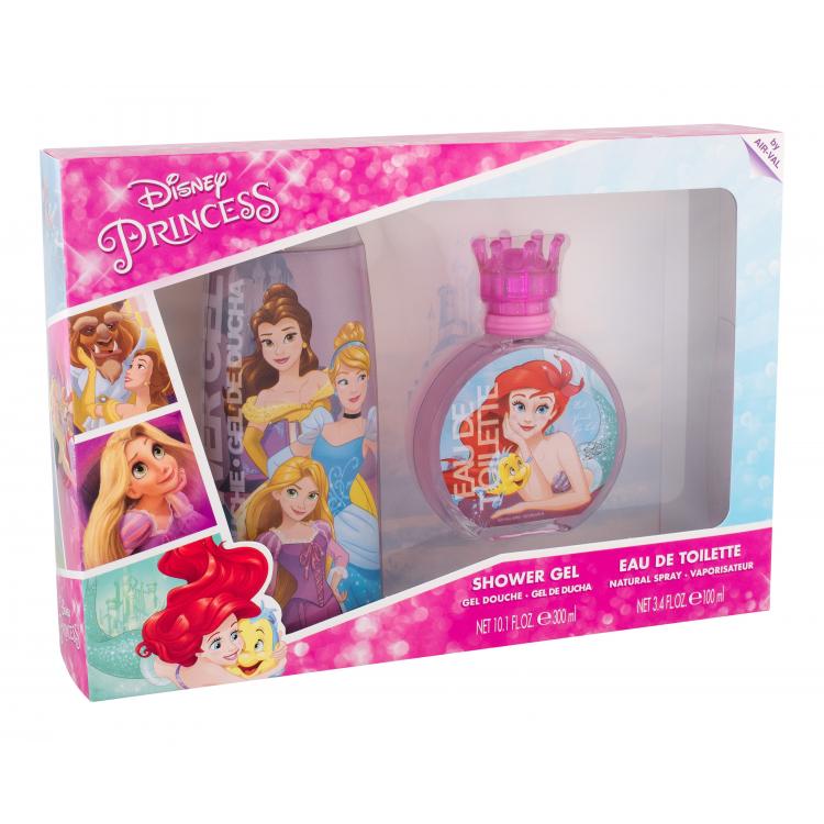 Disney Princess Ariel Darčeková kazeta toaletná voda 100 ml + sprchovací gél 300 ml