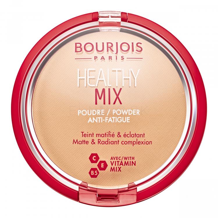 BOURJOIS Paris Healthy Mix Anti-Fatigue Púder pre ženy 11 g Odtieň 02 Light Beige