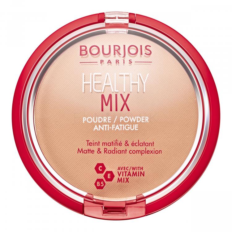 BOURJOIS Paris Healthy Mix Anti-Fatigue Púder pre ženy 11 g Odtieň 03 Dark Beige