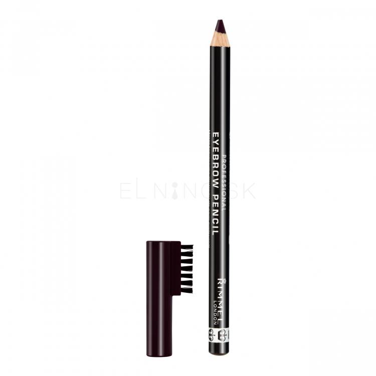 Rimmel London Professional Eyebrow Pencil Ceruzka na obočie pre ženy 1,4 g Odtieň 004 Black Brown