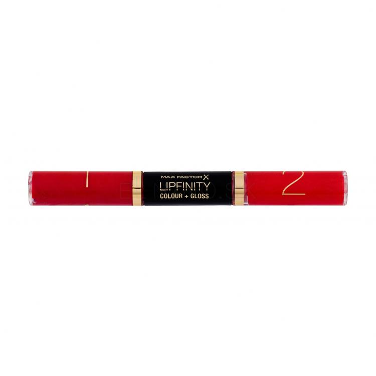 Max Factor Lipfinity Colour + Gloss Rúž pre ženy 2x3 ml Odtieň 640 Lasting Grenadine