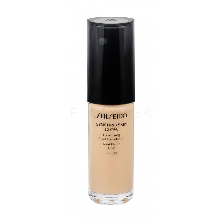 Shiseido Synchro Skin Glow SPF20 Make-up pre ženy 30 ml Odtieň Golden 2