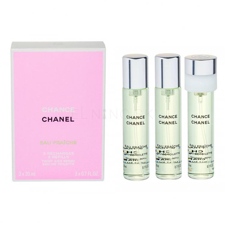 Chanel Chance Eau Fraîche Toaletná voda pre ženy Náplň 3x20 ml