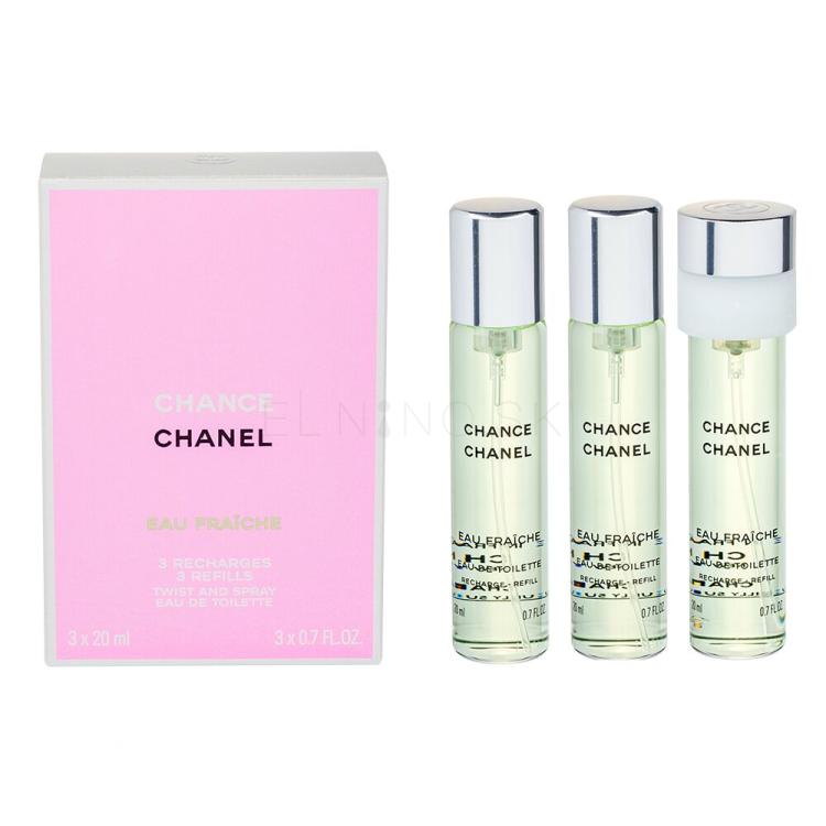 Chanel Chance Eau Fraîche Toaletná voda pre ženy Náplň 3x20 ml