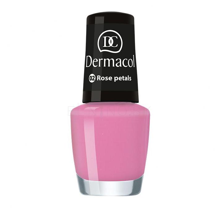 Dermacol Nail Polish Mini Summer Collection Lak na nechty pre ženy 5 ml Odtieň 02 Rose Petals