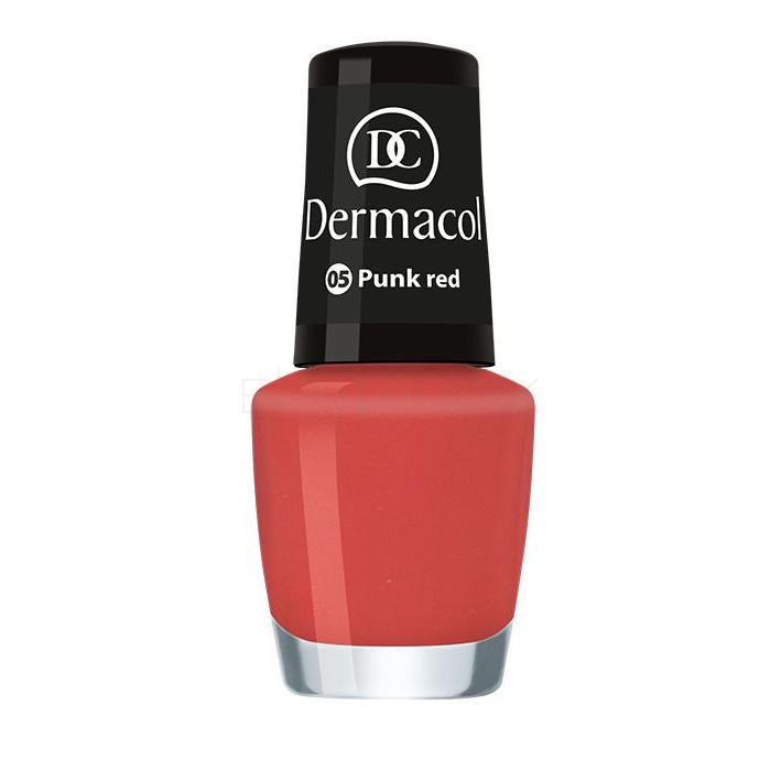 Dermacol Nail Polish Mini Summer Collection Lak na nechty pre ženy 5 ml Odtieň 05 Punk Red