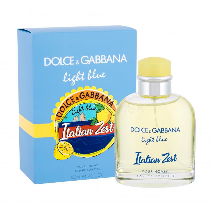 Dolce&amp;Gabbana Light Blue Italian Zest Pour Homme Toaletná voda pre mužov 125 ml
