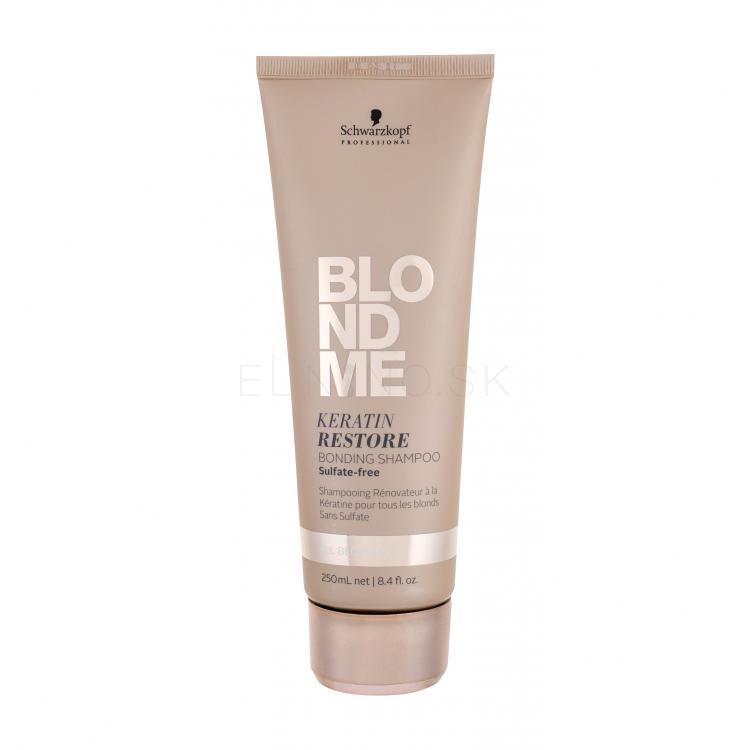 Schwarzkopf Professional Blond Me Keratin Restore Blonding Shampoo Šampón pre ženy 250 ml