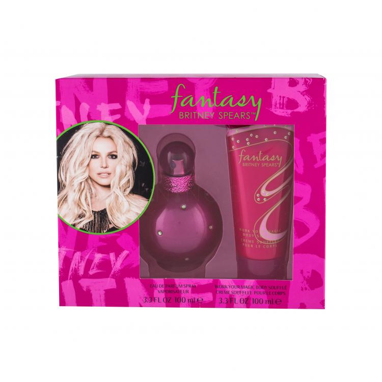 Britney Spears Fantasy Darčeková kazeta parfumovaná voda 100 ml + telový krém 100 ml