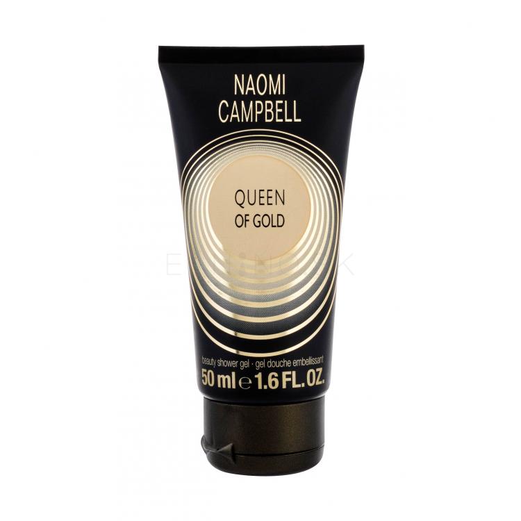 Naomi Campbell Queen Of Gold Sprchovací gél pre ženy 50 ml