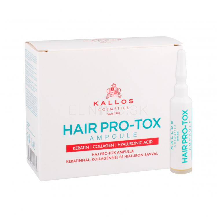 Kallos Cosmetics Hair Pro-Tox Ampoule Sérum na vlasy pre ženy 10x10 ml
