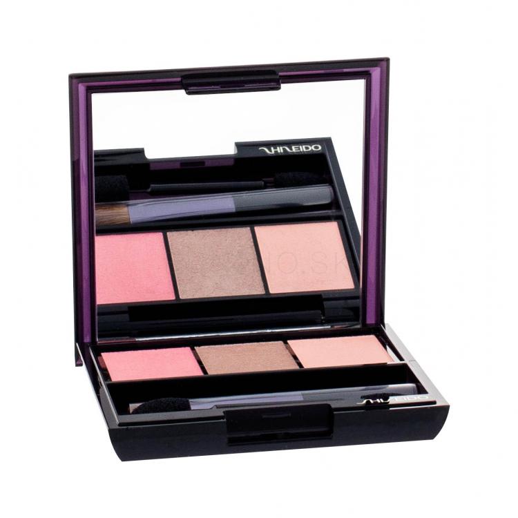 Shiseido Luminizing Satin Eye Color Trio Očný tieň pre ženy 3 g Odtieň RD711 Pink Sands