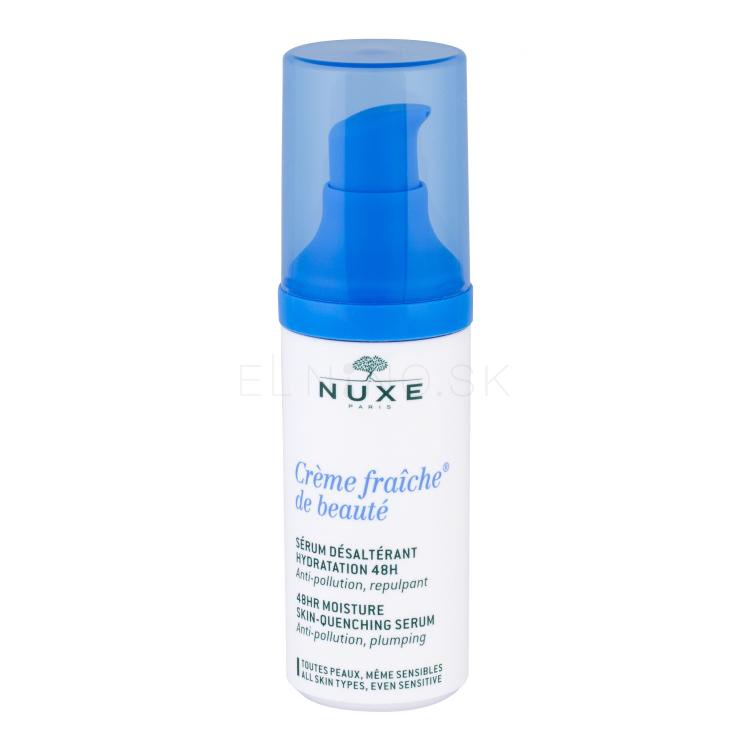 NUXE Creme Fraiche de Beauté 48HR Moisture Skin-Quenching Serum Pleťové sérum pre ženy 30 ml poškodená krabička