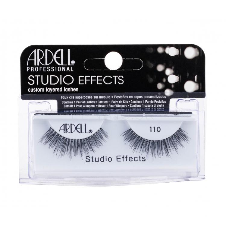 Ardell Studio Effects 110 Umelé mihalnice pre ženy 1 ks Odtieň Black