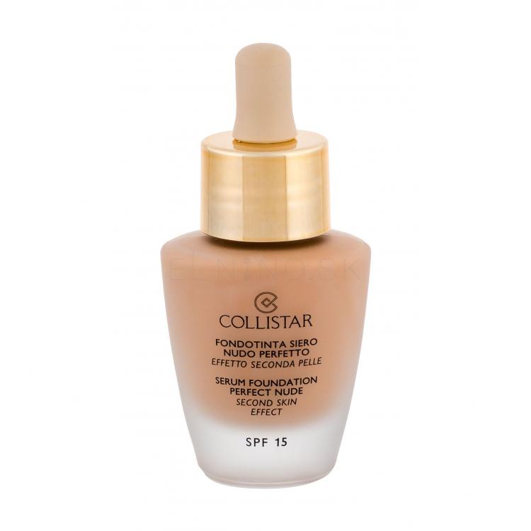 Collistar Serum Foundation Perfect Nude SPF15 Make-up pre ženy 30 ml Odtieň 4 Sand