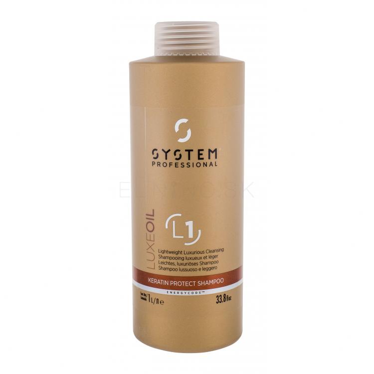 System Professional Luxe Oil Keratin Protect L1 Šampón pre ženy 1000 ml