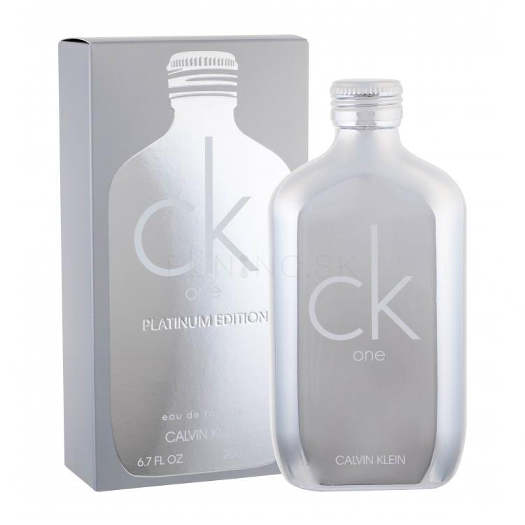 Calvin Klein CK One Platinum Edition Toaletná voda 200 ml