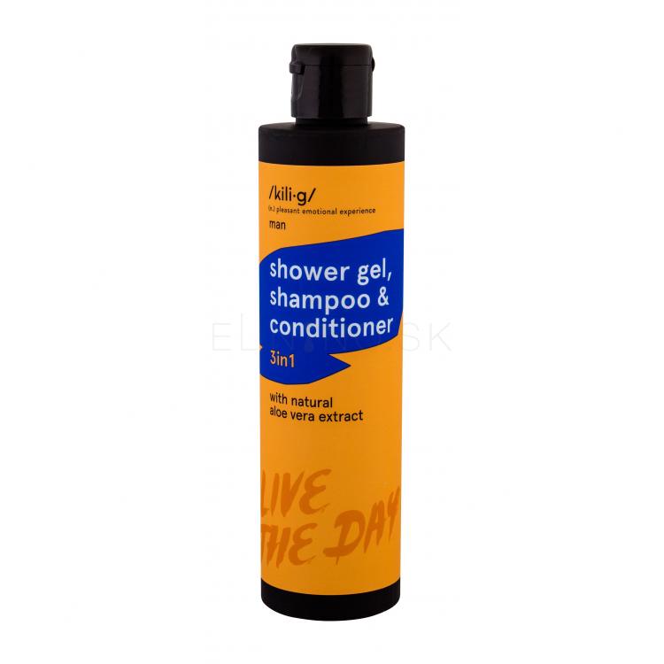 kili·g man 3in1 Sprchovací gél pre mužov 250 ml