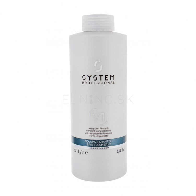 System Professional Volumize V1 Šampón pre ženy 1000 ml