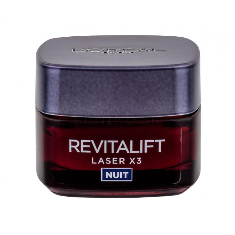 L'Oréal Paris Revitalift Laser X3 Night Cream Nočný pleťový krém pre ženy 50 ml
