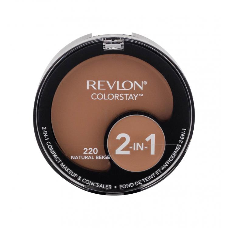 Revlon Colorstay 2-In-1 Make-up pre ženy 12,3 g Odtieň 220 Natural Beige
