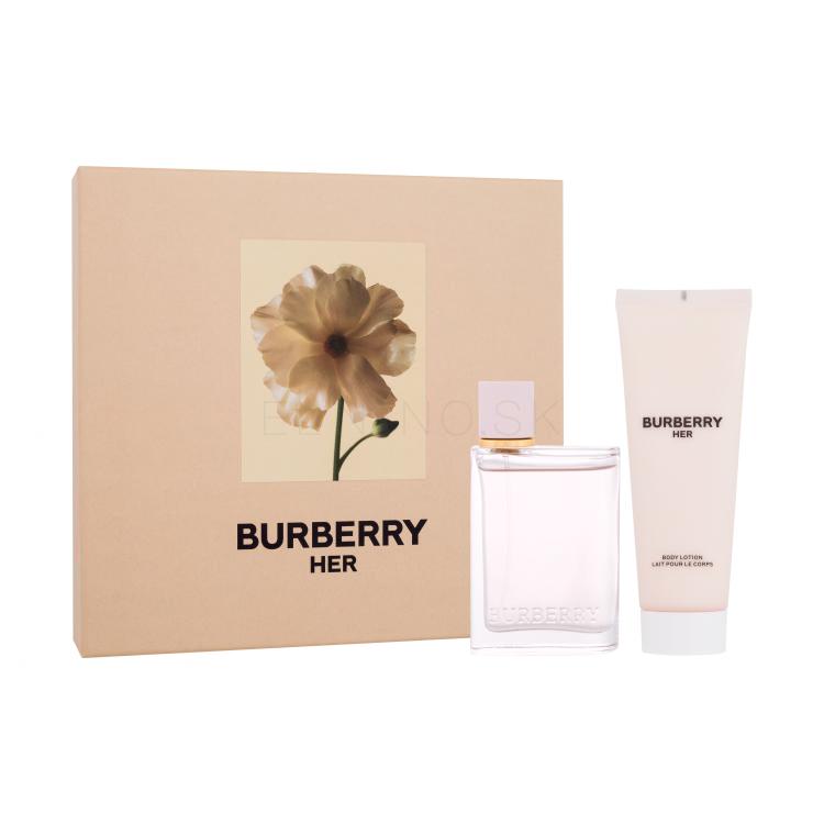 Burberry Her Darčeková kazeta parfumovaná voda 50 ml + telové mlieko 75 ml