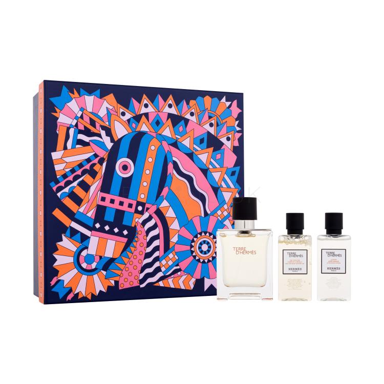 Hermes Terre d´Hermès Darčeková kazeta toaletná voda 50 ml + sprchovací gél 40 ml + voda po holení 40 ml