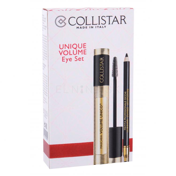 Collistar Volume Unico Darčeková kazeta riasenka 13 ml + ceruzka na oči Professional Eye Pencil 1,2 g Black