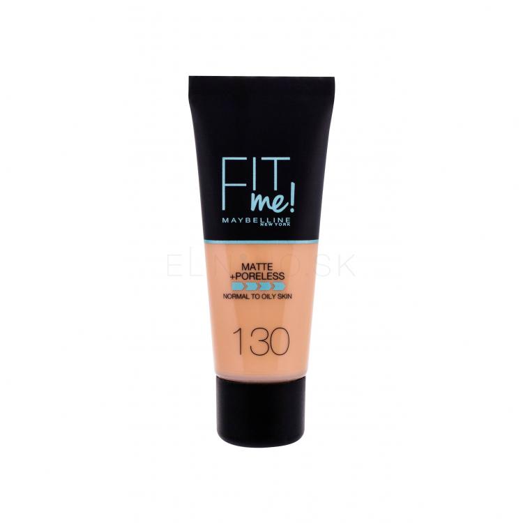 Maybelline Fit Me! Matte + Poreless Make-up pre ženy 30 ml Odtieň 130 Buff Beige