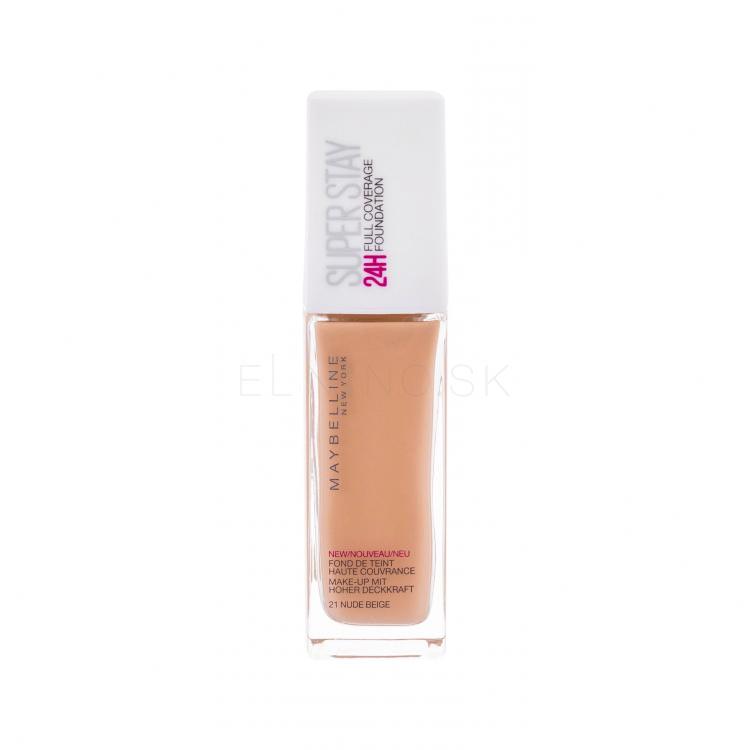 Maybelline Superstay 24h Full Coverage Make-up pre ženy 30 ml Odtieň 21 Nude Beige