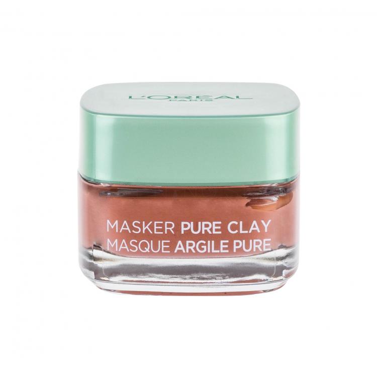 L&#039;Oréal Paris Pure Clay Glow Mask Pleťová maska pre ženy 50 ml