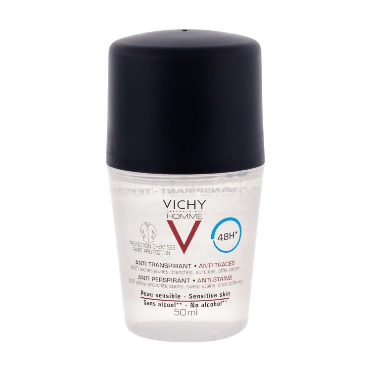Vichy Homme Anti-Stains 48H Antiperspirant pre mužov 50 ml