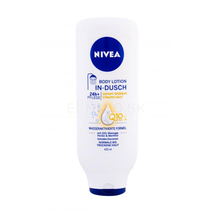 Nivea Q10 Plus In-Shower Firming Body Lotion Telové mlieko do sprchy pre ženy 400 ml