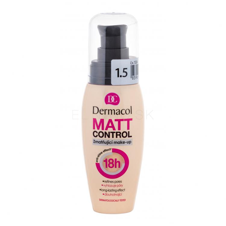 Dermacol Matt Control Make-up pre ženy 30 ml Odtieň 1.5