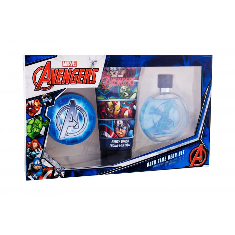 Marvel Avengers Darčeková kazeta toaletná voda 100 ml + gél na vlasy 75 ml + sprchovací gél 150 ml