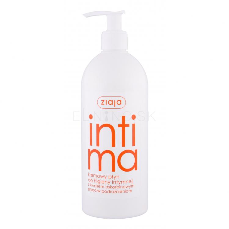 Ziaja Intimate Creamy Wash With Ascorbic Acid Intímna hygiena pre ženy 500 ml