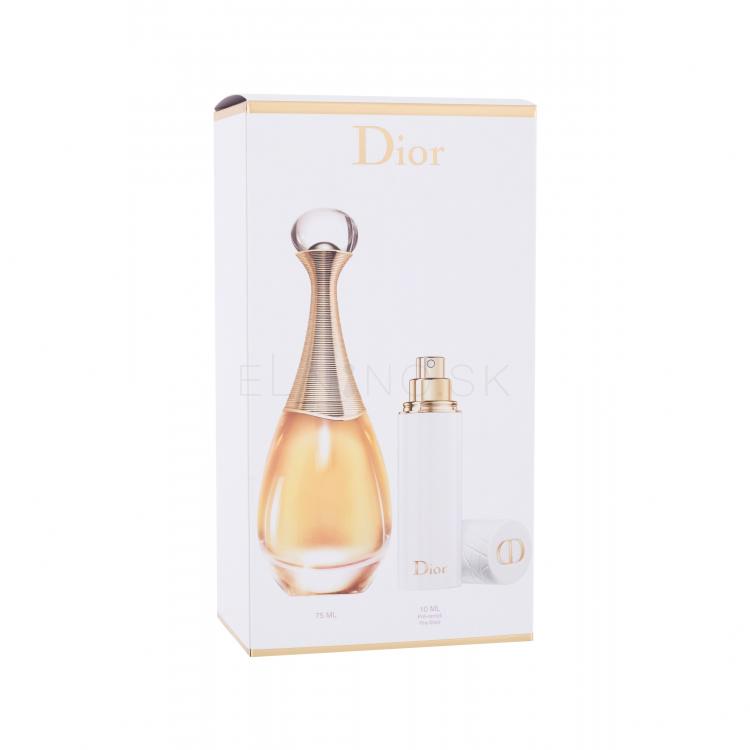 Christian Dior J&#039;adore Darčeková kazeta parfumovaná voda 75 ml + parfumovaná voda 10 ml