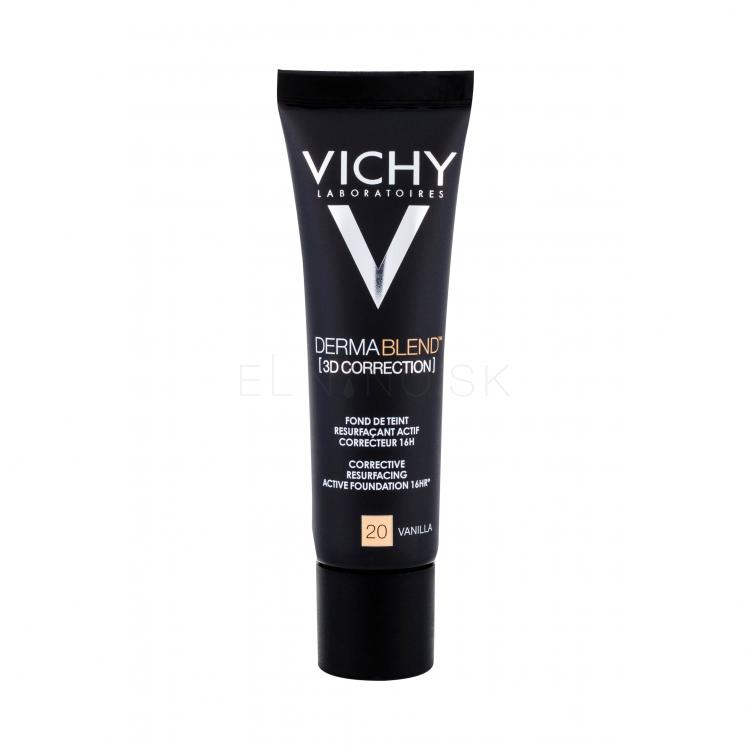 Vichy Dermablend™ 3D Antiwrinkle &amp; Firming Day Cream SPF25 Make-up pre ženy 30 ml Odtieň 20 Vanilla